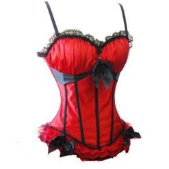 Peasant Burlesque Christmas Corset N2896