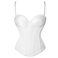 White Corset, Bridal Corset, sexy Corset, #N3053