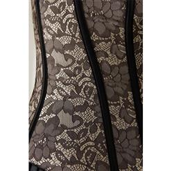 Lace Burlesque Corset N4224