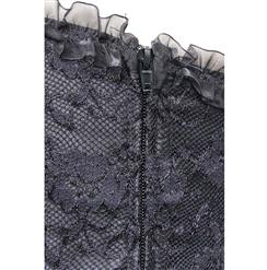 black Lace Corset N4225