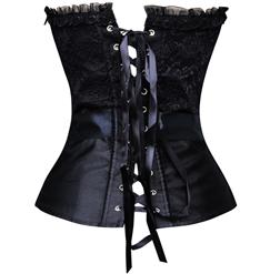 black Lace Corset N4225