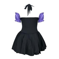 Sexy Purple Witch Halloween Cosplay Costume N4358