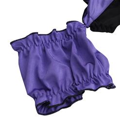 Sexy Purple Witch Halloween Cosplay Costume N4358