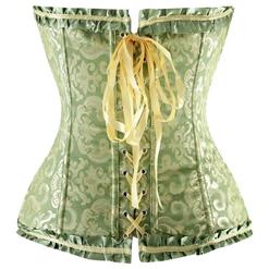 Floral Embroidered Corset N4398