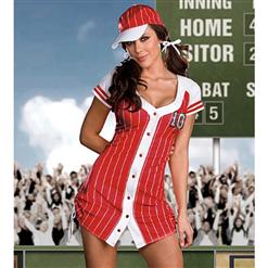 Sexy Baseball Player Costume, Baseball Player Sexy Costume, Sexy Baseball Girl Costume, Womens Baseball Player Costume, Baseball Girl Costume, #N4522