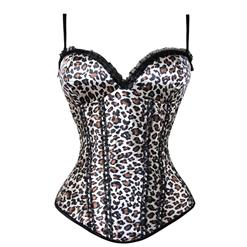 Halter Leopard Corset, Leopard Corset, Halter Corset, #N4557