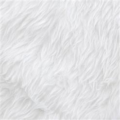 White Faux Fur Leg Warmers HG4613