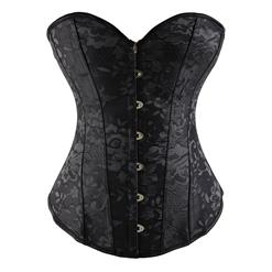 Embroidered Steel Boning Corset N4644