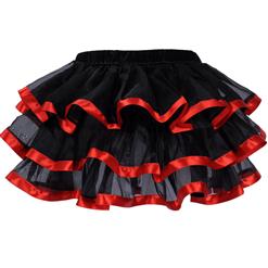 Tiered Chiffon Pettiskirt, Chiffon Pettiskirt, Black Chiffon Pettiskirt, #HG4662