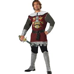 Knight Costumes, Deluxe Noble Knight Costume, Costumes for Men, #N4732