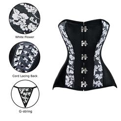 Cross Buckle Front Corset N4909