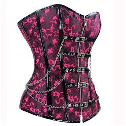 Steampunk Buckles & Chains Corset N4917