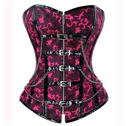 Steampunk Buckles & Chains Corset N4917