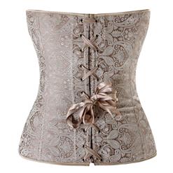 Creamy Lvory Renaissance Corset Top N4957