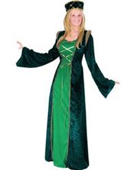 Medieval or Renaissance Costumes, Adult Lady in Waiting Costume, Medieval Costumes, #N4967