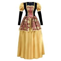 Women's Vintage Royal Medieval Renaissance Fancy Dress N4968