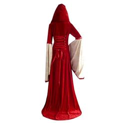 Red Hooded Robe Costume N4969