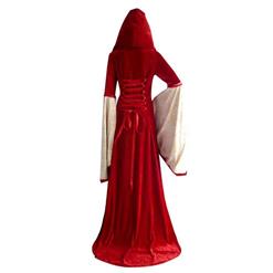 Red Hooded Robe Costume N4969