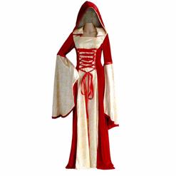 Red Hooded Robe Costume N4969