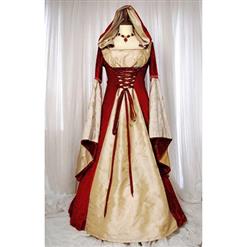 Red Hooded Robe Costume N4969