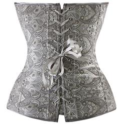 Gray Renaissance Corset Top N5057