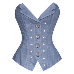 Strapless Denim Corset N5061