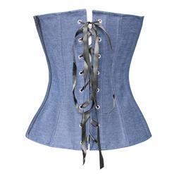 Strapless Denim Corset N5061