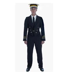Mens Retro Pilot Costume, Airline Costume, Pilot Halloween Costume, #N5085