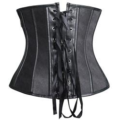 Leather Buckle Underbust Corset N5117