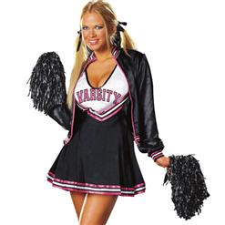 Varsity Cheerleader Costume, Deluxe High School College Sports Cheerleader Costume, Sports Cheerleader Costume, #N5567