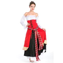 Super Deluxe Scarlet Renaissance Costume N5569