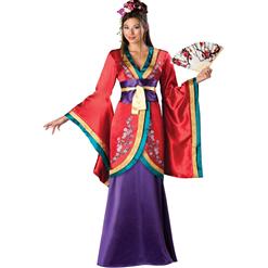 regal geisha costume, Kimono Kutie Oriental Costume, eastern royal empress costume, #N5619