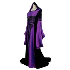 Purple Hooded Robe Costume N5678