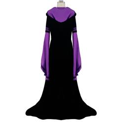 Purple Hooded Robe Costume N5678