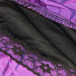 Purple Hooded Robe Costume N5678