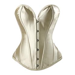 Overbust Boned Corset, Overbust Corset, Steel Boning Corset, #N5685