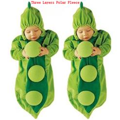 Pea Baby swaddle blanket, Halloween Costume Baby, Pea Baby Sleeping Bag, #N5783