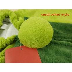 Three Layers Coral Velvet Pea Sleeping Bag N5784