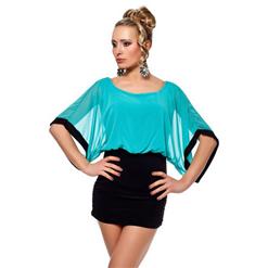Wide Sleeve Minikleid N5816