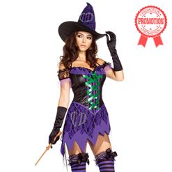 Crafty Cutie Costume, Womens Witch Costume, Witch Halloween Costume, #N5861