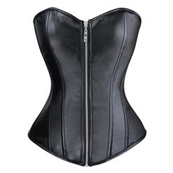 Leather Strapless Corset Zipper N6171