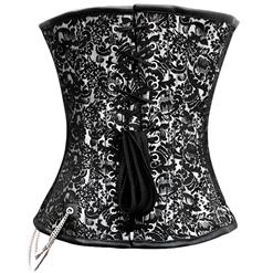 Brocade Steampunk Steel Boned Corset N6223