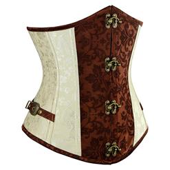 Brocade Steel Boned Underbust Corset N6224