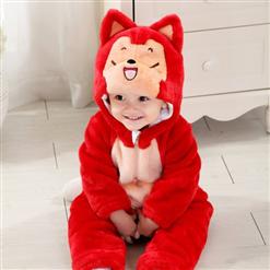 Red Raccoon Jumpsuit Climbing Clothes N6261