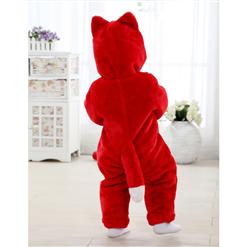 Red Raccoon Jumpsuit Climbing Clothes N6261