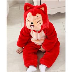 Red Raccoon Jumpsuit Climbing Clothes N6261