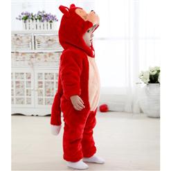 Red Raccoon Jumpsuit Climbing Clothes N6261