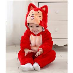 Red Raccoon Jumpsuit Climbing Clothes N6261