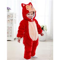 Red Raccoon Jumpsuit Climbing Clothes N6261