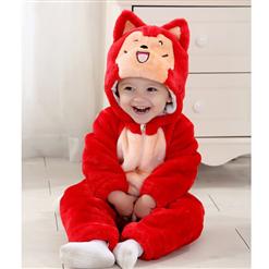 Red Raccoon Jumpsuit Climbing Clothes N6261